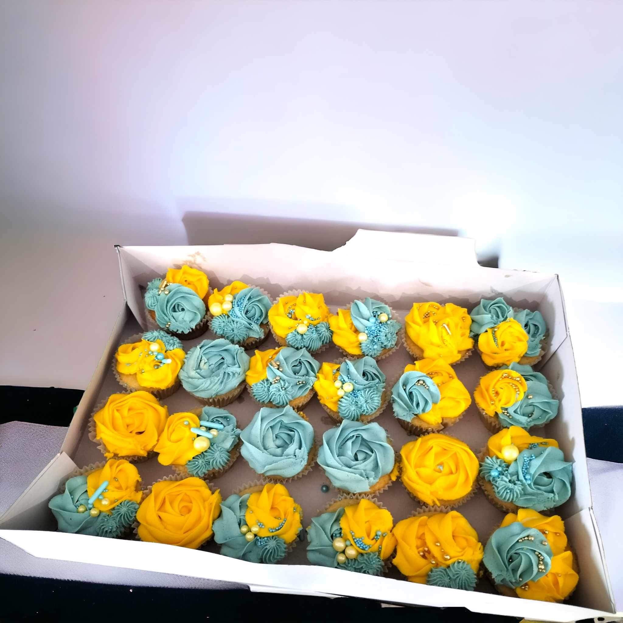 Yellow And Blue Cupcakes Bake My Day yellow-and-blue-cupcakes-bake-my-day