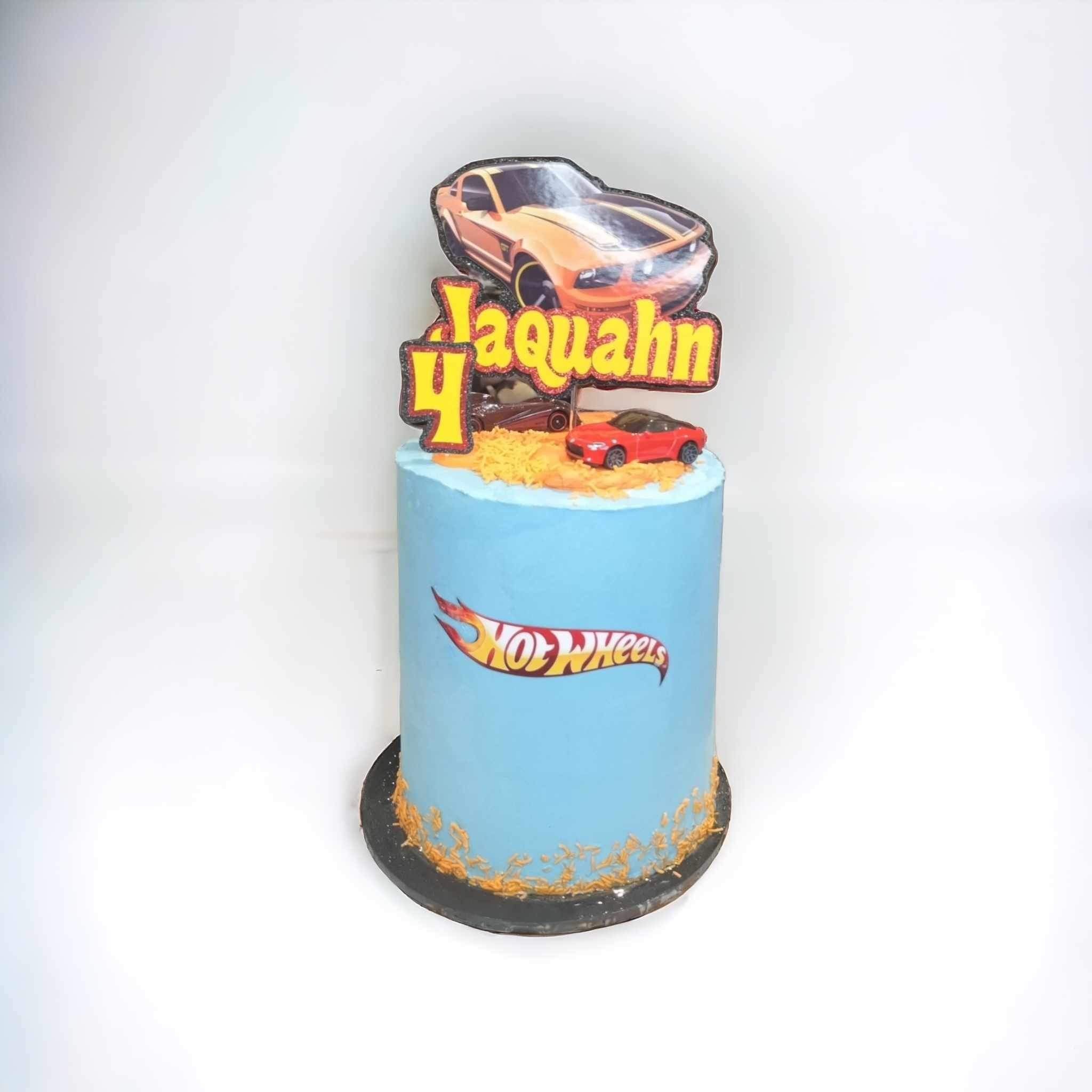 Hot wheels cake bake my day